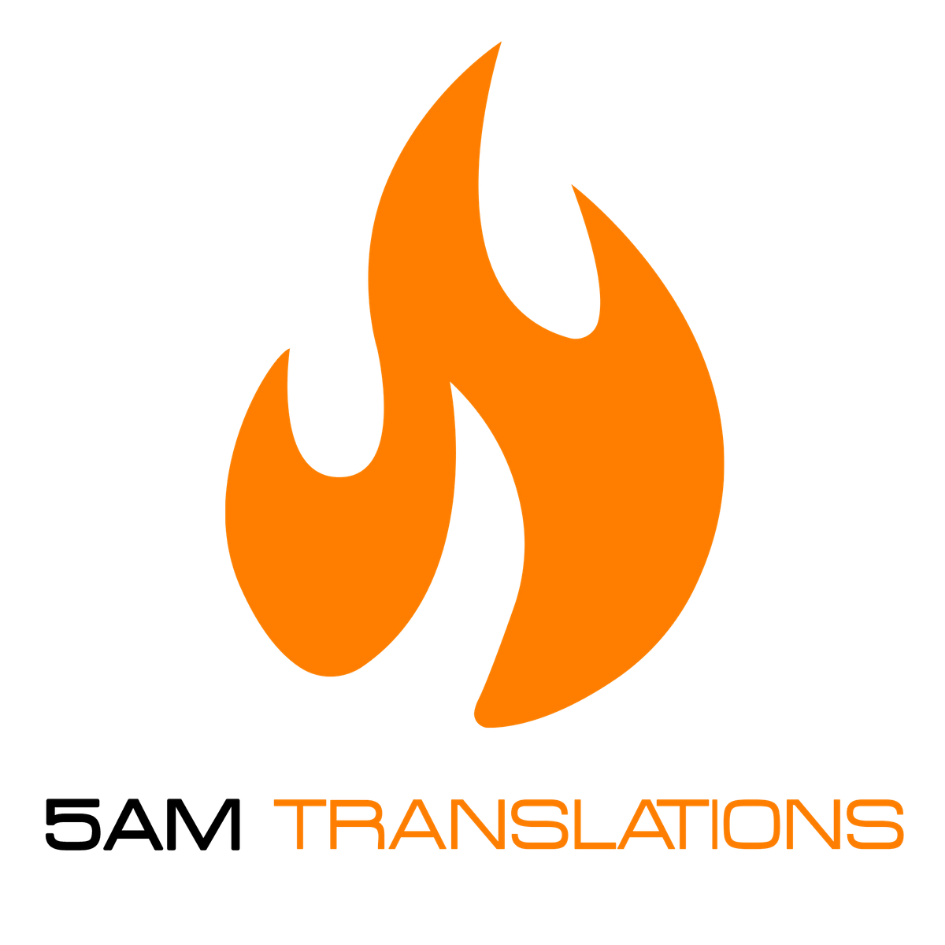Logotipo de 5AM Translations, empresa de traducción profesional Guatemala, traducción jurada e interpretación