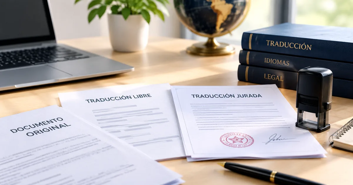 Traducción jurada y traducción libre de documentos